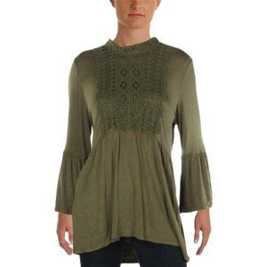 John Paul Richard Womens Office Wear Crochet Front